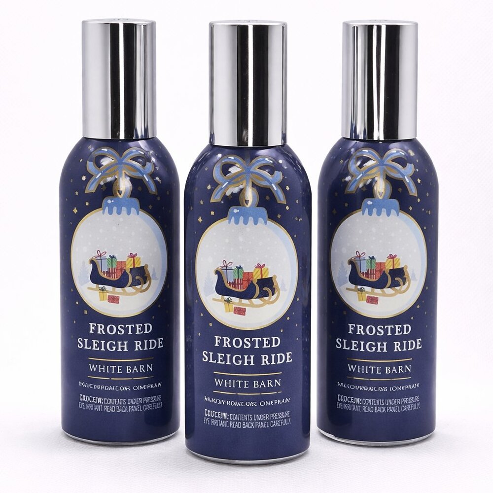 Bath & Body Works 3Pack FROSTED SLEIGH RIDE Room Spray